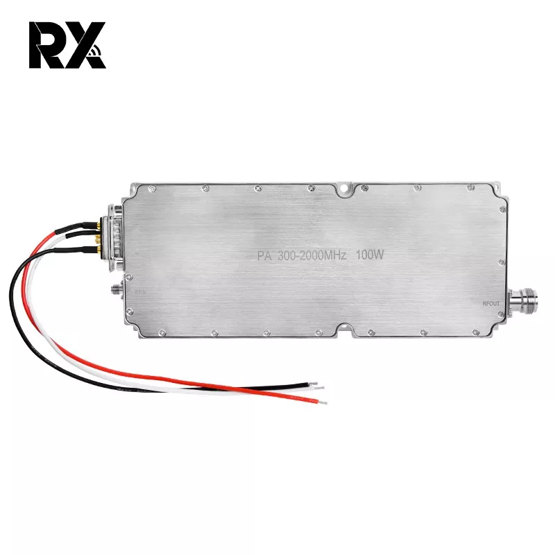 100W RF effektforsterkermodul 300 -2000MHz 32V 8A høy forsterkning