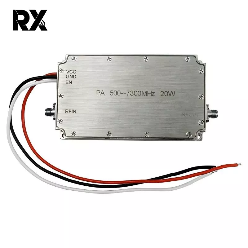 20W 500-7300MHz Ultrawideband effektforsterker