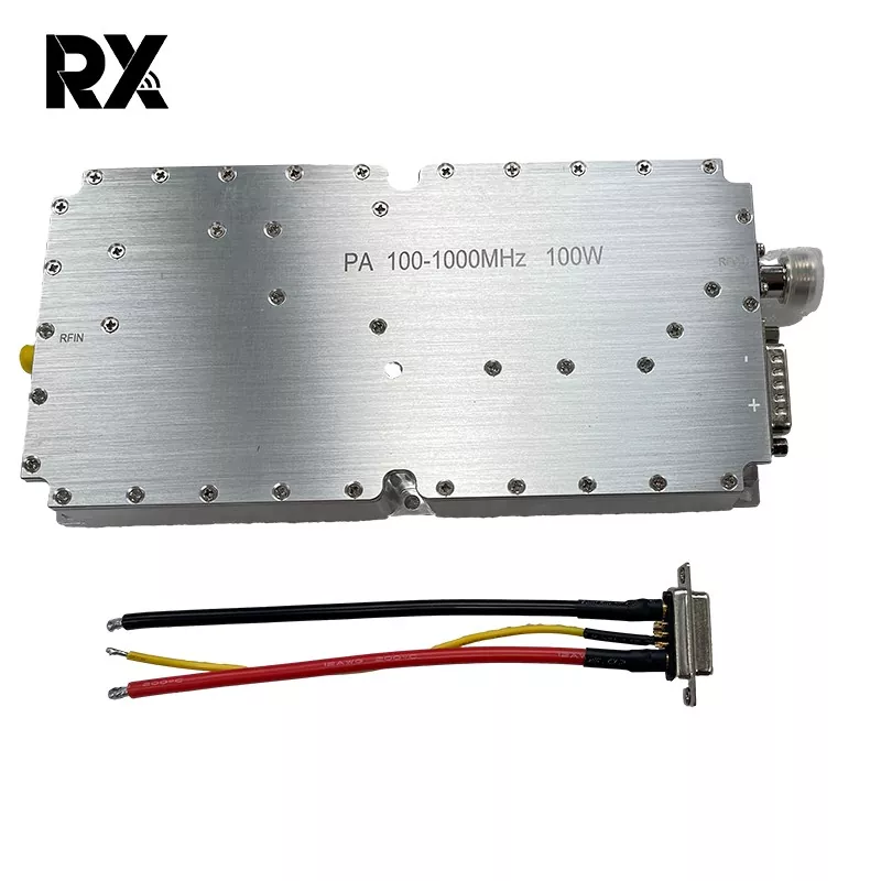 Høyeffekt 100W 100-1000MHz bredbåndseffektforsterker