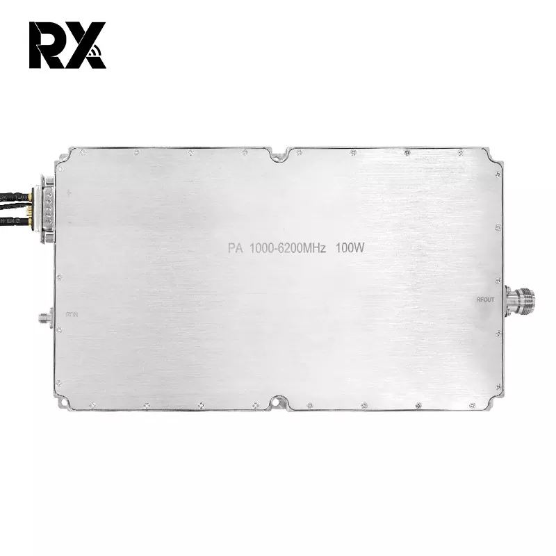 Ultrabredbånd 1000–6000MHz høyeffekts 100W effektforsterker
