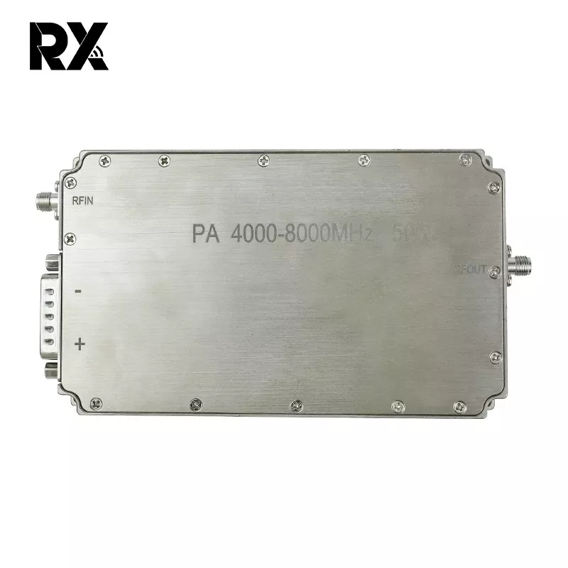 Ultra-wideband C-Band 4-8 GHz 50W effektforsterker RF-system